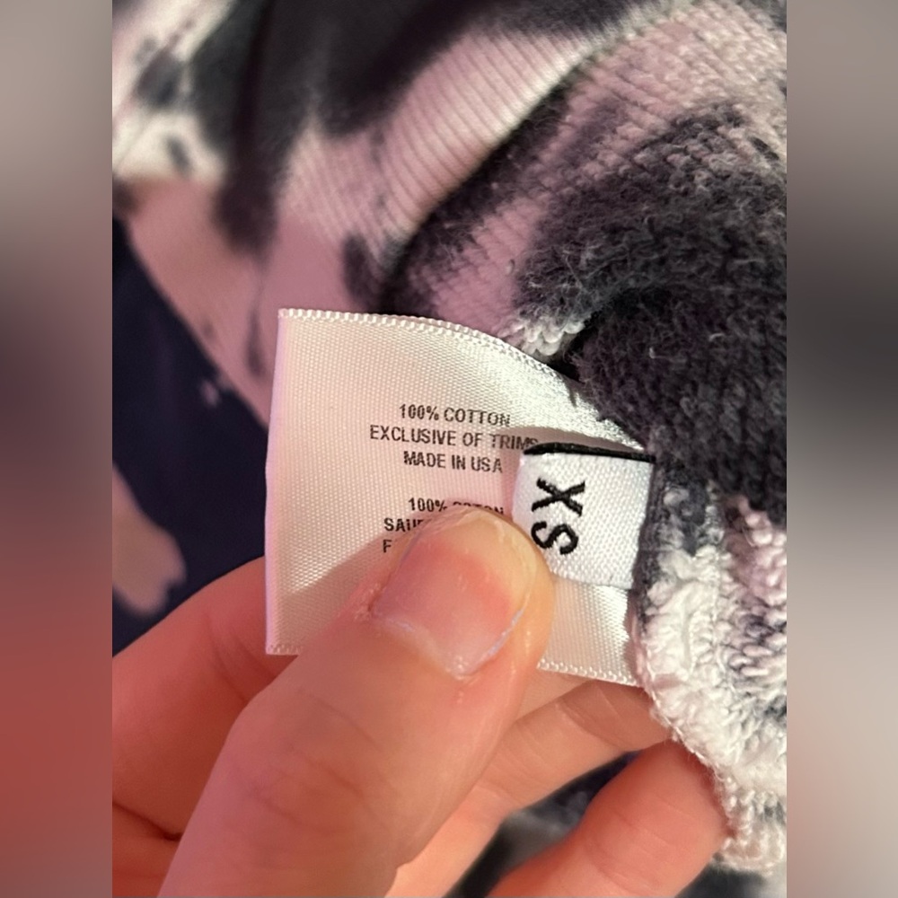 Proenza Schouler PSWL Tie Dye Long Sleeve Shirt/Sweatshirt - Picture 3 of 8